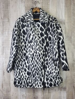 Banana Republic Animal Print Jacket. Made Of Italian Fabric. Cotton & Alpaca XS